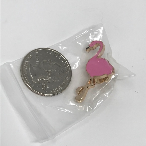 Pink Flamingo Tropical Pin Brooch - Picture 2 of 3